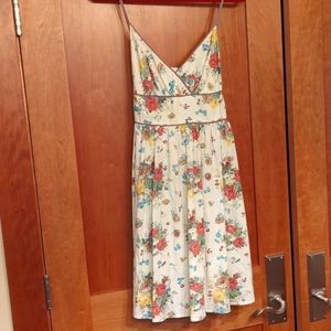 Flowered cotton sundress size 11